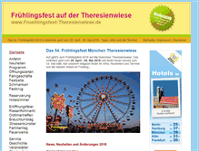 Tablet Screenshot of fruehlingsfest-theresienwiese.de